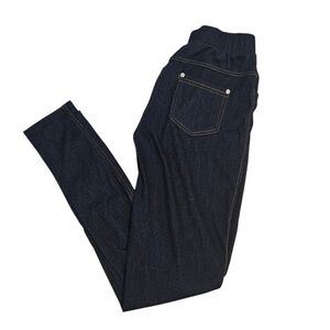 Silver Jean Style Pull-On Leggings